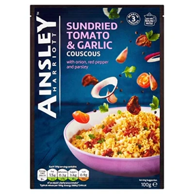 Image of Ainsley Harriott Sundried Tomato &amp; Garlic Couscous, 100 g, Pack of 12