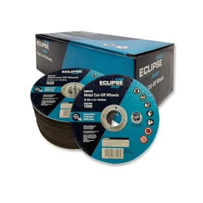 Image of Eclipse Professional Tools A60V125BP Ultra Thin Cutting Discs 125 x 1.0 22.23mm Precision Cuts, Minimal Heat, Reduced Material Loss, Ideal for Metal, Ceramic, Glass, and Composites 100 Blades