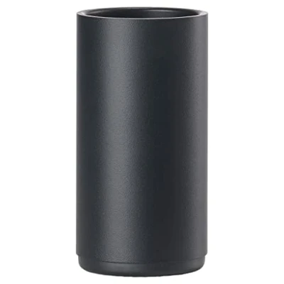 Image of Zone Denmark Rim Toothbrush Cup 7 x 13.7 cm, Black