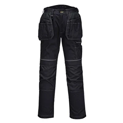 Image of Portwest T602 Reinforced Durable PW3 Holster Work Trouser Black, 30