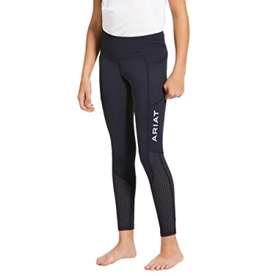 Image of ARIAT Youth EOS Full Seat Tights Navy Blue: Medium