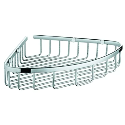 Image of GROHE Baucosmopolitan Soap Basket, Large, Chrome Finish 40663001