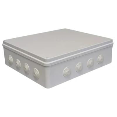 Image of Junction box Surface mounted IP65 400x350x120mm 15 Openings Waterproof White socket Terminal