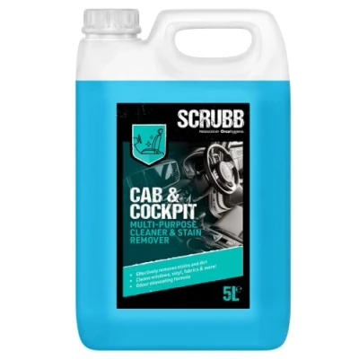 Image of SCRUBB S19 Cab &amp; Cockpit Concentrate Multi purpose Cleaner Stain Remover, 5L