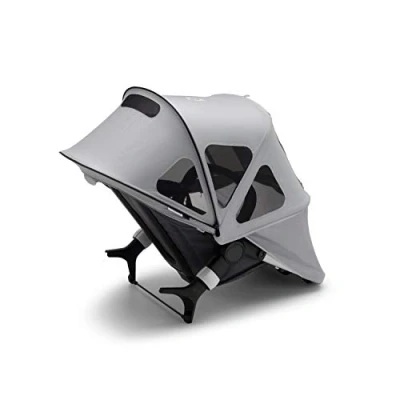 Image of Bugaboo Donkey breezy sun canopy MISTY GREY