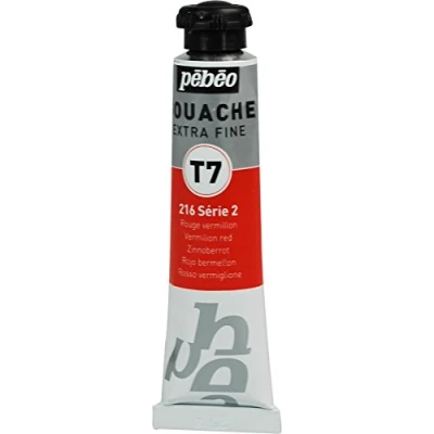 Image of Pébéo Paint Gouache 20 ml Tube Vermillion Red