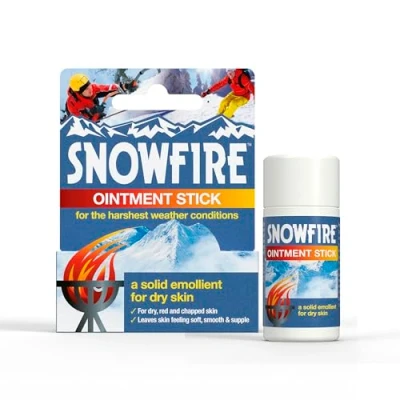 Image of Snowfire Ointment Stick, Natural, Vegan, Cruelty Free, for Dry Skin, Emolient 18 g
