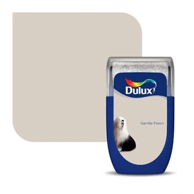 Image of Dulux Walls &amp; Ceilings Tester Paint, Gentle Fawn, 30 ml