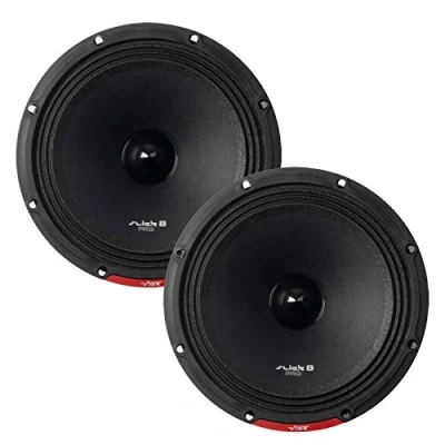 Image of VIBE Audio &quot;VIBE SLICK Pro 8&quot; Midrange Speaker Sold in pairs Black