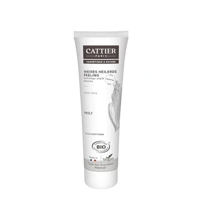 Image of Cattier Weiße Heilerde &quot;White Healing Earth&quot; Exfoliator for all Skin Types 100 ml
