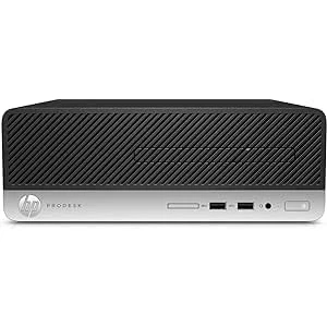 Image of HP ProDesk 400 G6 SFF 1TB PCIe Gen 4.0 x4 NVMe, i5 9500 (6 Cores, 4.4Ghz), 16GB DDR4 RAM, Intel UHD Graphics 630, DVD Drive, Gbit LAN, Windows 11 Pro (Renewed)