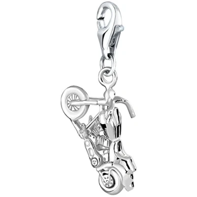 Image of Nenalina Charm Big Bike Pendant in 925 Sterling Silver for All Standard Carriers 713073 000