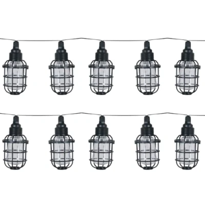 Image of Luxform Solar String Light with 10 LEDs Ideal for Your Gazebo, Marquee, Patio, Bar, Porch, Pergola and Arch Way