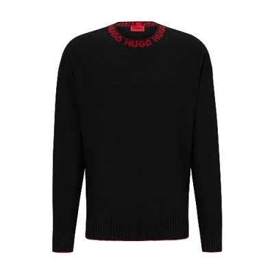 Image of HUGO Smarlo Jumper, Men&#039;s, Size: Small, Black