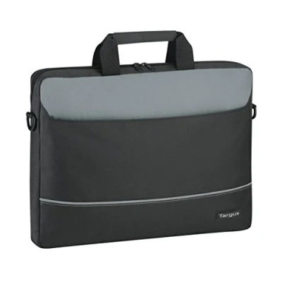 Image of Targus Intellect Topload Travel and Commuter Messenger Bag with Shoulder Strap for 15.6 Inch Laptop, Black (TBT238EU)