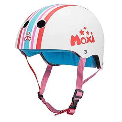 Image of Triple 8 Certified SweatSaver Helmet Moxi Stripey (L/XL: 22.5 23.5&quot;)