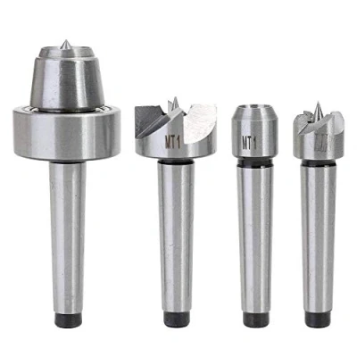 Image of ArtisanShow 4PCS MT1 Live Center Wood Lathe Drive Spur Cup Set Turning Set, for and Metalworking Woodworking Thimble with Wooden Case