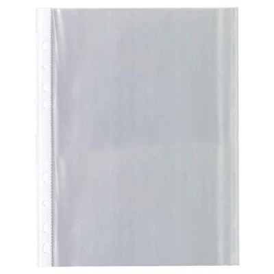 Image of Tiger A4 strong transparent poly punched pockets x 30 sleeves/wallets