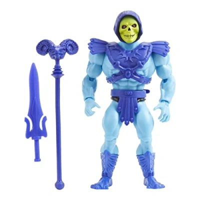 Image of Masters of the Universe Origins Skeletor Action Figure, Character for Storytelling Play and Display, Gift 6 to 10 Years Adult Collectors, HGH45