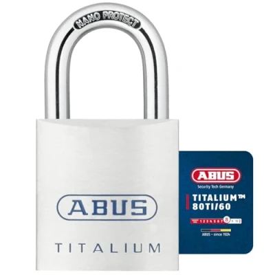 Image of ABUS 80TI/60C Titalium Heavy Duty 60mm Padlock