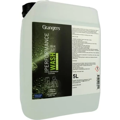 Image of Grangers Performance Wash 5 Litre Cleans, Refreshes and Restores the Appearance of All Outdoor Clothing