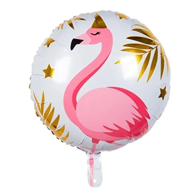 Image of Boland 52548 Foil Balloon Flamingo Size 45 cm Double Sided Printed Helium Gift Decoration Birthday Theme Party
