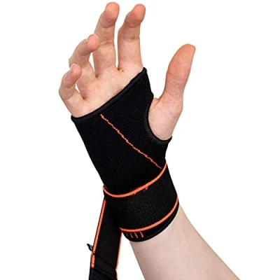 Image of Actesso Sports Wrist Hand Support Strap Ideal for Sprains and Injury (Small)