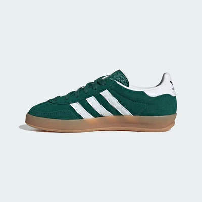 Image of adidas Gazelle Indoor Unisex Trainers Collegiate Green/White