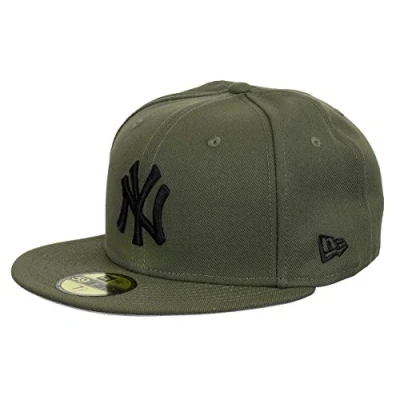 Image of New Era York Yankees 59fifty Basecap Olive Pack Olive/Black 7 1/4 58cm