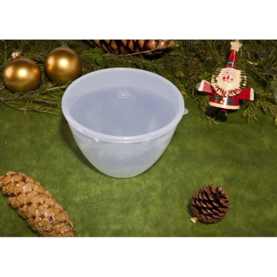 Image of Just Pudding Basins Basin &amp; Lid, 1.5 Pint /850ml Clear