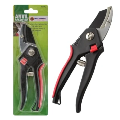 Image of New Heavy Duty Anvil SECATEURS Gardening Garden Plant Cutter Hand Tool