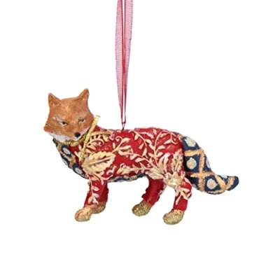Image of Gisela Graham Resin Fox Decoration