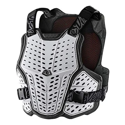 Image of Troy Lee Designs Off Road Motocross RockFight CE Flex Chest Protector (White, MD/LG)