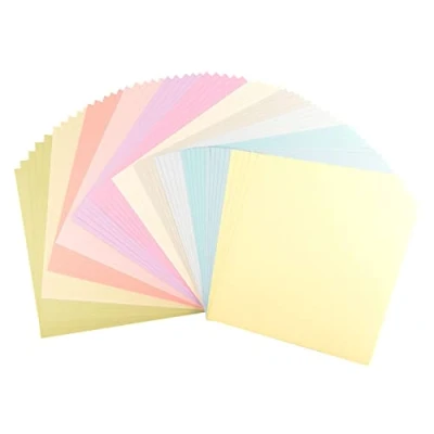 Image of Florence Cardstock Smooth Coloured Card Making Supplies 12 x inch Multi 20 Sheets Paper for Scrapbooking, Making, Die Cutting and Crafts 216 GSM Pastel