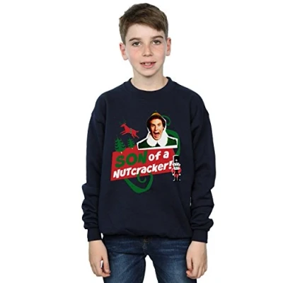 Image of Elf Boys Son of A Nutcracker Sweatshirt 12 13 Years Navy Blue