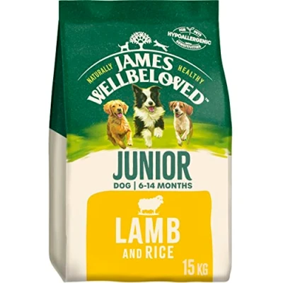 Image of James Wellbeloved Junior Lamb &amp; Rice 15kg