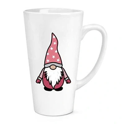 Image of Gonk Gnome Pink Classic Scandi 17oz Large Latte Mug Cup
