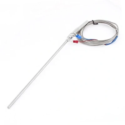 Image of Sourcingmap PT100 Temperature Control Sensor Thermocouple 20cm Probe 6.6Ft Length