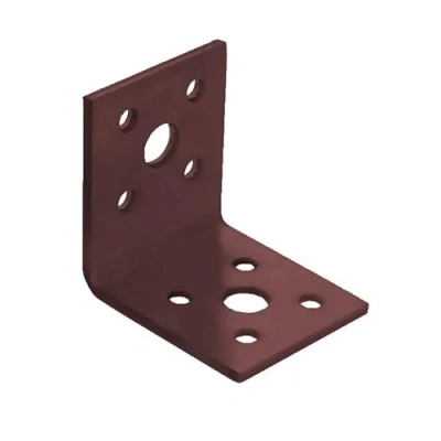 Image of BPC Fixings Dual Coated Angle Bracket 10 Piece Set, 45 mm Length x Width 40 Height