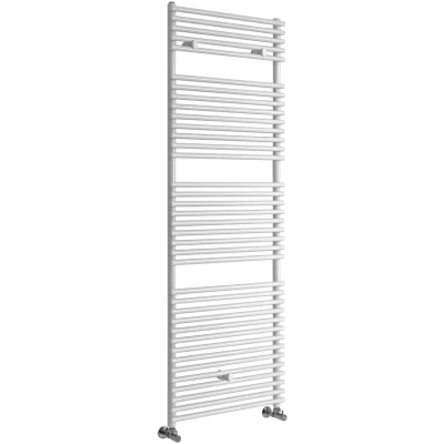 Image of Milano Arno White Bar On Heated Towel Rail 1738mm x 600mm