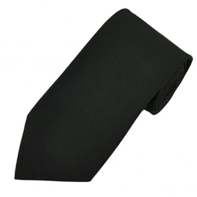 Image of CB4 Accessories Plain Black Skinny Necktie For Men