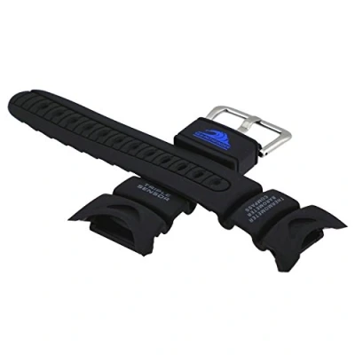 Image of Casio Sea pathfinder Black Resin Watch Band 23mm