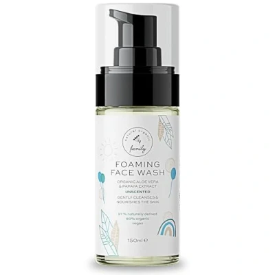 Image of Kids Organic Foaming Face Wash Natural Skincare for Teen Girls 10 12 Gentle Facial Cleanser Dry Sensitive Skin Hydrating Exfoliating &amp; Non Toxic Moisturiser Soap Tweens Preteens 8