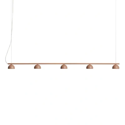 Image of Northern Blush LED pendant light, 5 bulb, round