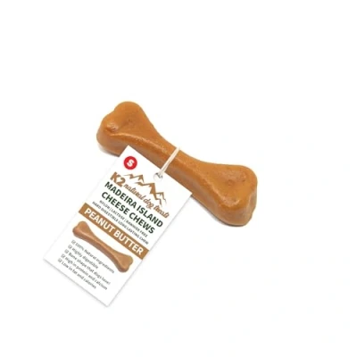 Image of K2 Natural Dog Treats Madeira Island Cheese Chews Highly Digestible Peanut Butter (S (Pack of 1))