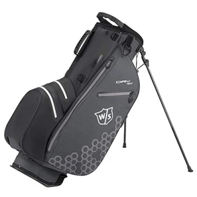 Image of Wilson Golf W/S Dry Tech II Carrying Case, Black, Integrated Stand, 2 kg, Water repellent Material, WGB4909BK
