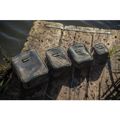 Image of Solar Tackle UnderCover Camo Accessory Pouch Bag, With Double Zips For Easy Access, Padded Sides, Base And Lid Available In Four Sizes