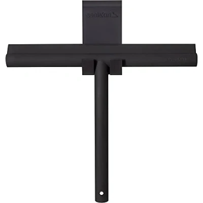 Image of Sealskin Deluxe Window Wiper, Silicone, Black, 26 x 19 3.5 cm