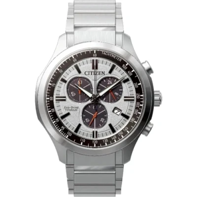 Image of Citizen Men&#039;s Chronograph Eco Drive Watch with Titanium Strap AT2530 85A