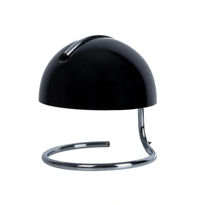 Image of Näve Burano table lamp, black, height 25 cm, glass/metal, E27